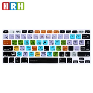 lightroom Multi Functional Keyboard Skins  Keyboard Custom Silicone Cover For Macbook Pro 13