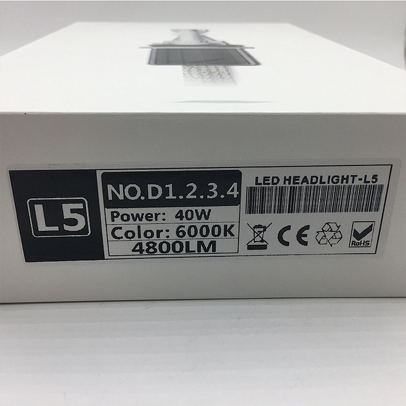 Auto lighting system front headlamp 40w led L5 D1 2 3 4 car led headlight H4 H13 9004 9007 best led lightings headlights