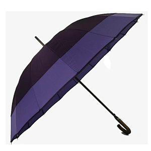 중국 OEM 디자인 190T 16k windproof 성인 나무 사기꾼 자동 열기 우산 핸들