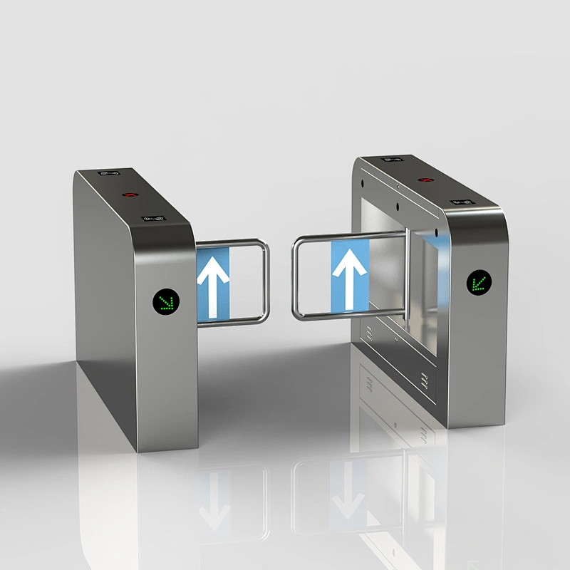 1.5 mm stainless steel housing waist height turnstile swing gate