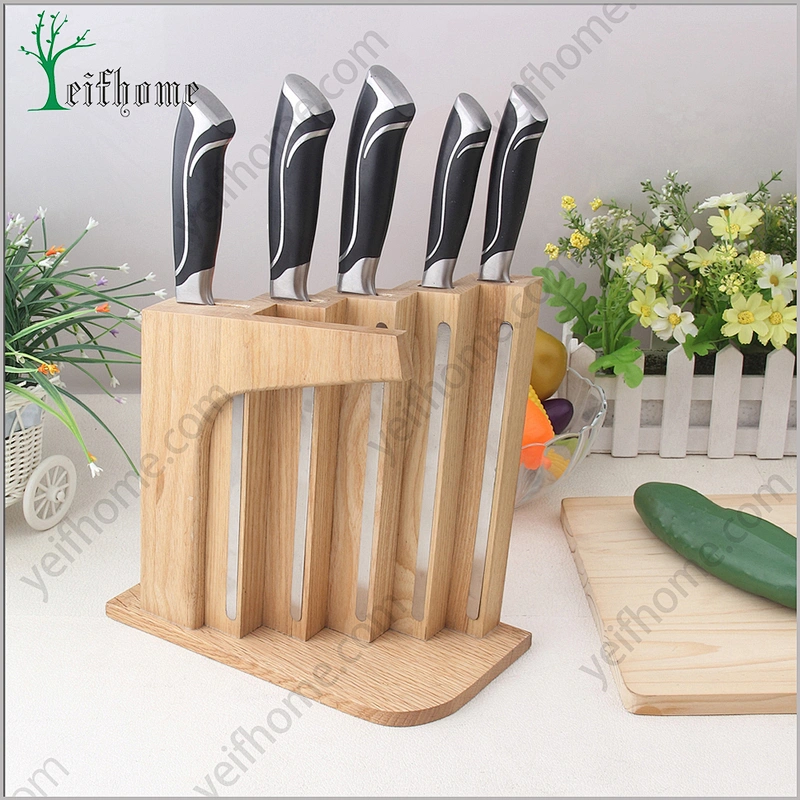 luxury 5 knife sets with stainless steel block