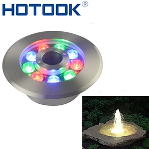 Fish Pond Tank Waterfall Garden 9 Watt 24V Brilliant Underwater led fountain nozzle light