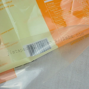 High quality 150 micron PE 1kg bag of rice jasmine rice vacuum bag with plastic handle