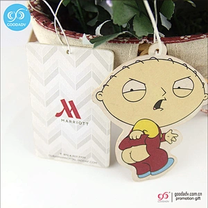 New design scent custom paper car air freshener perfume card