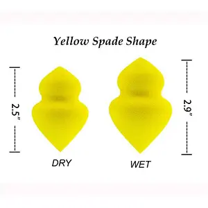 Wholesale makeup tools latex free cosmetics puff dual tips makeup sponge