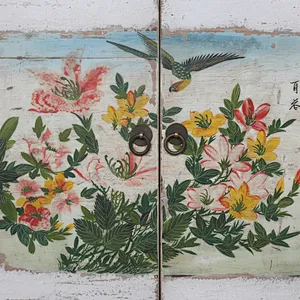 hand painted chinese antique style living room sideboard