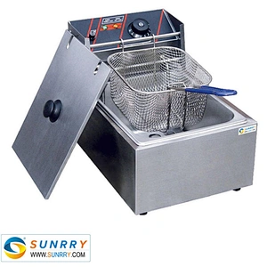 Single Tank Electric Fat Fryer with temperature limiter