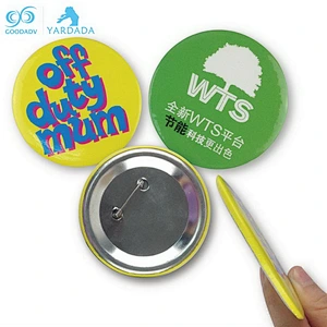 2018 China factory to custom tinplate pin badge