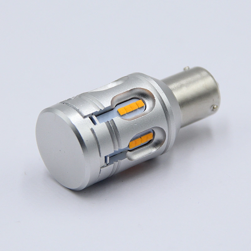 LANDJOY S1C 24SMD 2020 1000LM error free bulb BA15S BAU15S p21w 1156 CANBUS led light amber