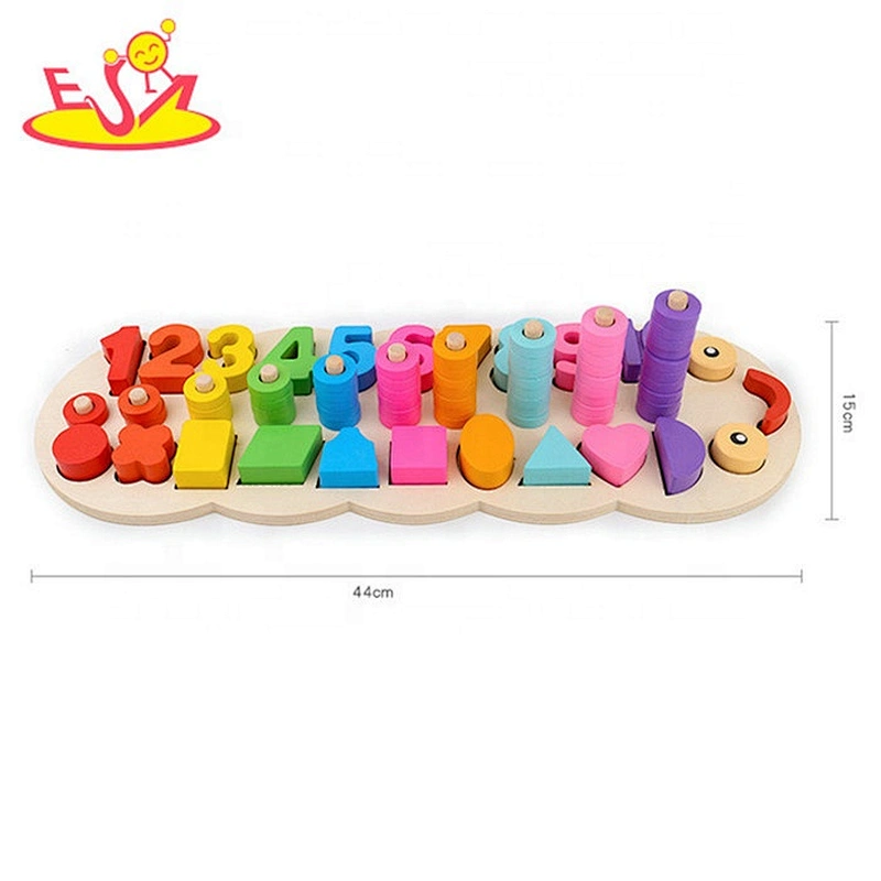Top sale educational counting wooden mathematical toys for kids W12E032