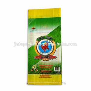 high quality industrial use printing pp woven fertilizer, rice sacks made in China