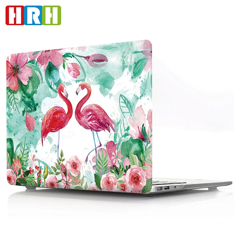 waterproof and shockproof laptop hard case Flower design custom silicone case for macbook hard case rubber for macbook pro 13