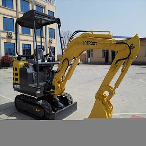 water cooling rubber tracked excavator with ceiling