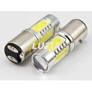 Wholesales price Super brightness BA20D 12V 24V 7.5W Motorcycle Led Headlight fog bulb lamps