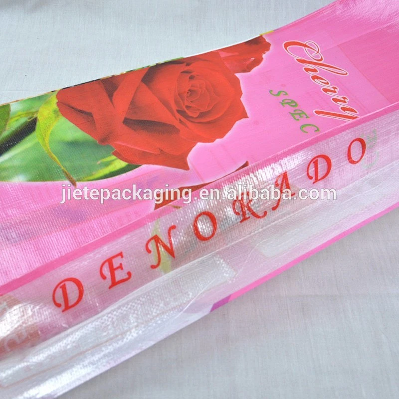 Video introduction, Flower printing 25kg new material pp woven packaging rice bag manufacturer