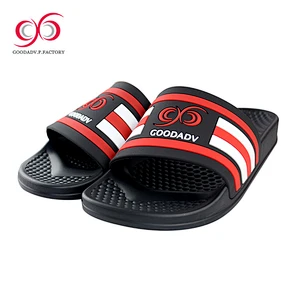 Wholesale price latest design man slipper flip flop sandals with strap for slide charms