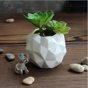 geometry 3d silicone vase mold silicone planter molds silicone mould for concrete