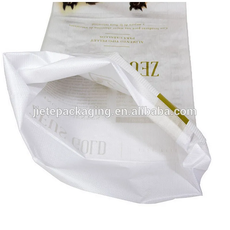 10kg 50kg plastic pp woven chicken feed bag,china used high clarity pp woven bag