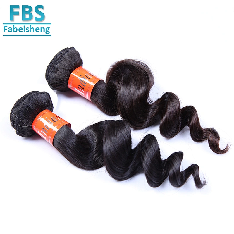 2018 FBS hot selling 100% loose curly wholesale price human hair bundles