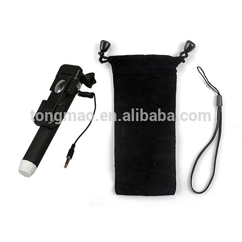 2016 Hot Sale Super Mini Telescopic Handheld Folded cable Selfie Stick