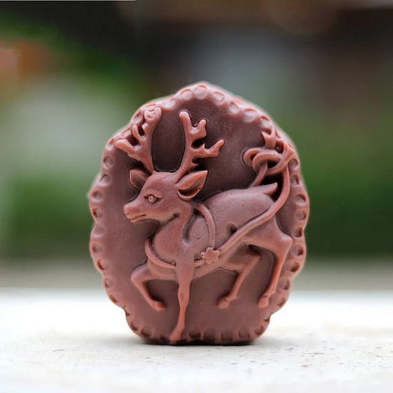 Christmas Deer pattern Soap Mold Handmade soap Candle Candy Cake Chocolate mold Silica
