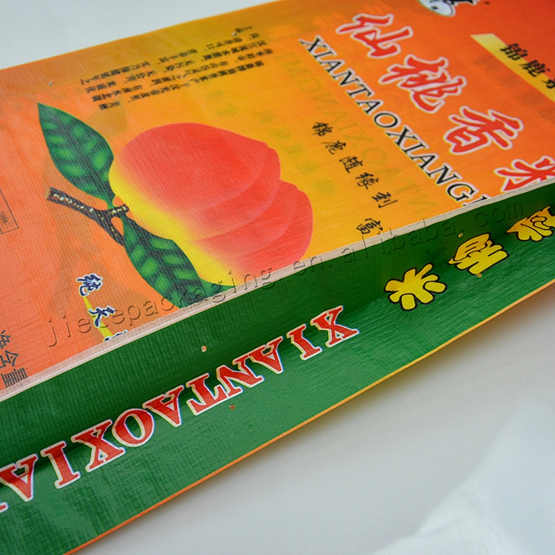 Sell well 25kg transparent plastic pp woven rice packing bag wholesale