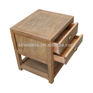 Chinese antique oak wood furniture drawers bedroom chest oak wood night stand