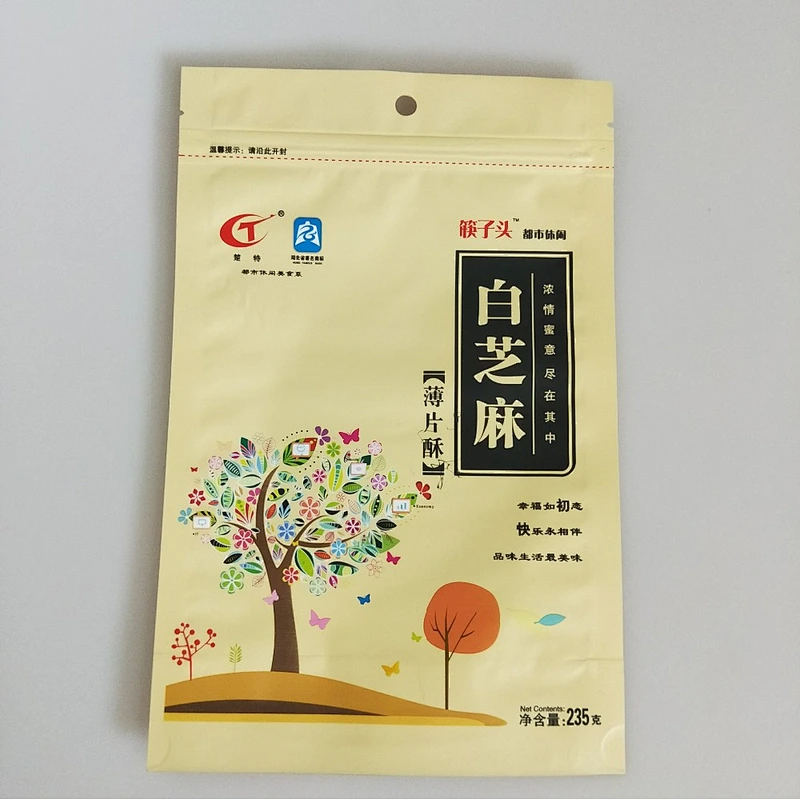 Accept custom self-styled snacks of plastic bags