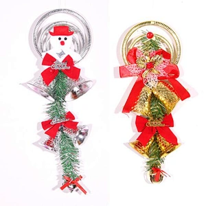 China Supplies Free Sample Christmas Gift Christmas Bell Wind Chime Pendant Christmas Tree Decoration Craft Pendant