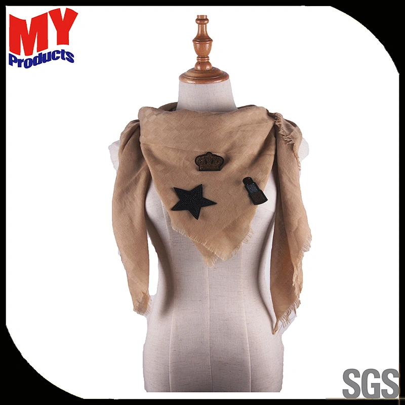 Cheap price custom latest design knitted scarf