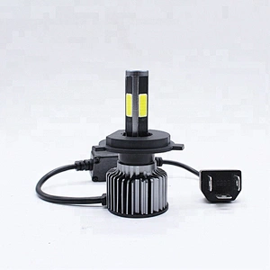 Lightech LED Headlight 4 Sides Mini 4800Lumen HB2 H4 H13 9004 9007 9008 Bulb
