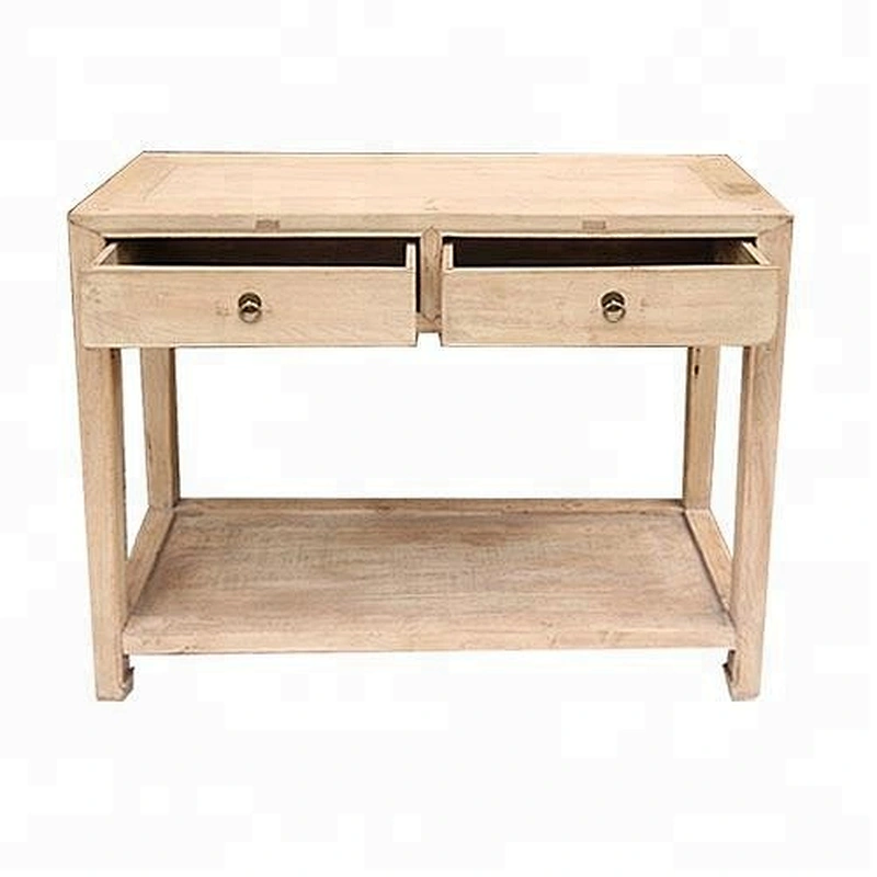 chinese antique reproduction natural wood console table furniture