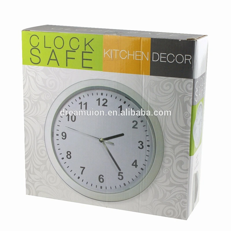 Multifunction Clock Safe Hidden Wall Secret Jewelry Security Money Cash Compartment Stash Box Kitchen Decor
