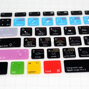 Logic Pro X Spanish Functional Silicone Keyboard Skin shortcuts keyboard skin For Macbook Pro 13 Retina for macbook pro 15