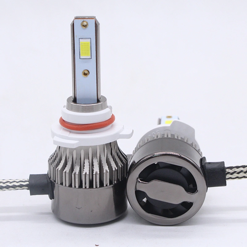 K3 COB Chips H7 H11 H1 H3 H4 9005 9006 C6 LED Headlight With 6000K