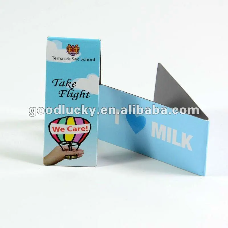 Advertising specialty eco-friendly folding magnetic bookmark
