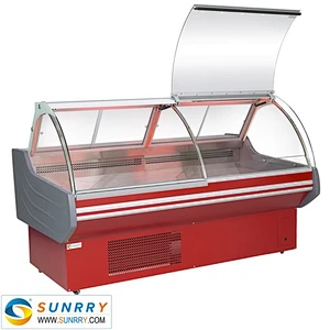 New Style Supermarket Refrigeration Equipment Open Display Refrigerator and Deli Cooler Showcase