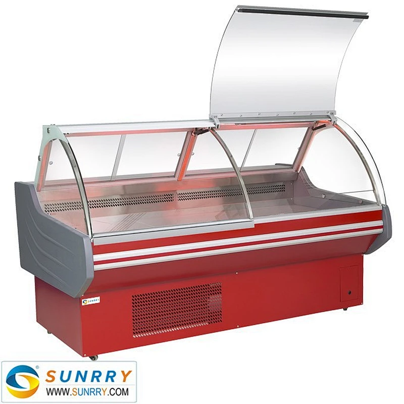 New Style Supermarket Refrigeration Equipment Open Display Refrigerator and Deli Cooler Showcase