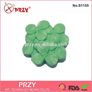 3 leaf flower modelling silicon 3D soap mold