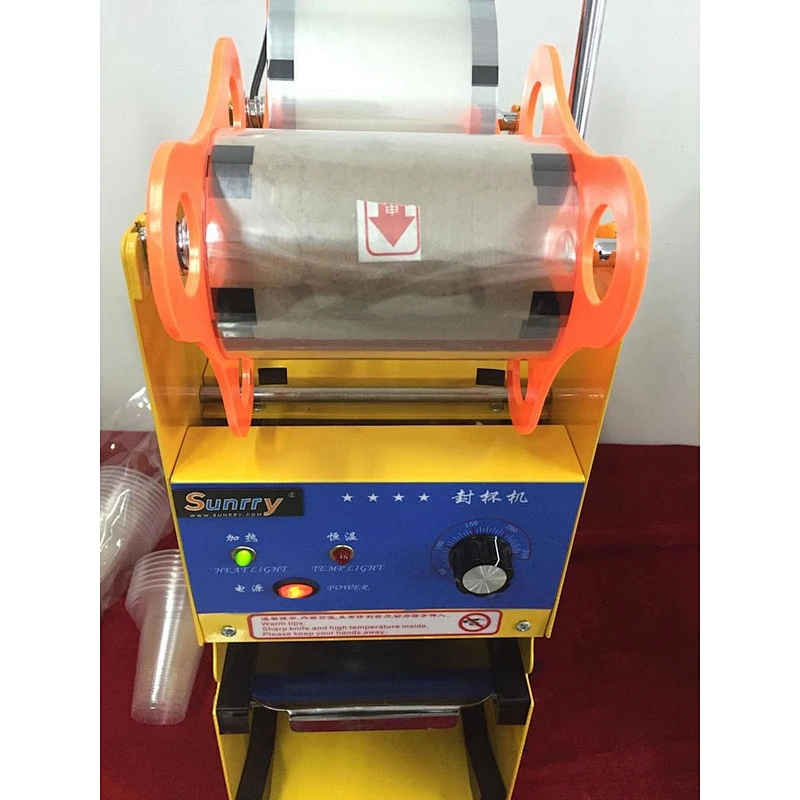 Guangzhou Machinery High Output 300-500 cup/h Plastic Cup Sealer Machine