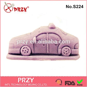 S224 car shaped 3D cake biscuit pastry fondant silicone mold