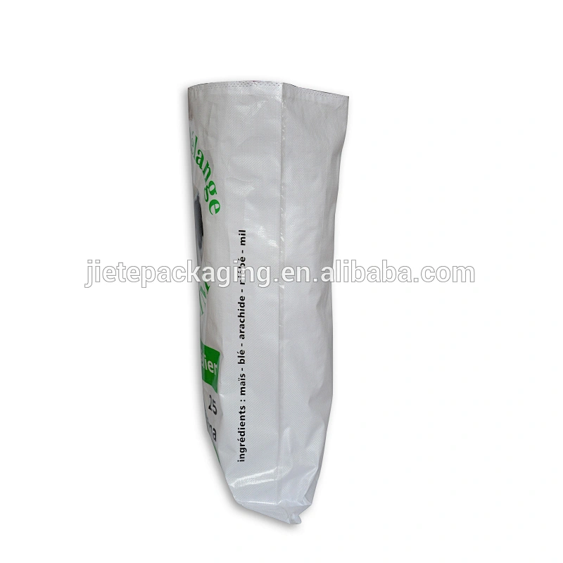 40kg feed bag White woven bag Moisture-proof film bags