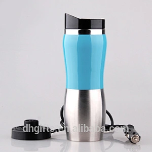 China Wholesale Double Wall 400 ml Car Travel Auto Electric Coffee Mug