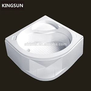 Custom Made Portable Triangle Waterproof Deep Quartz Shower Base Tray
