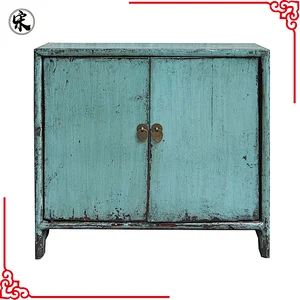 chinese antique lacquered side cabinet furniture