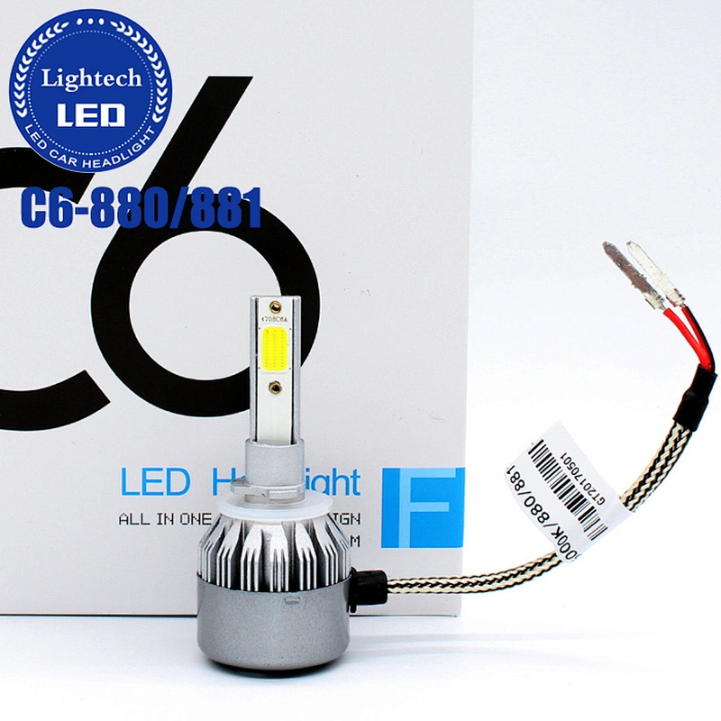 LIGHTECH C6 12v 36w 4800lm H13 880 Off Road Led Headlight