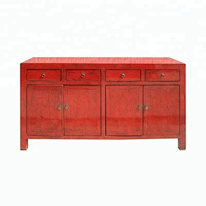 chinese antique reproduction lacquered old storage furniture