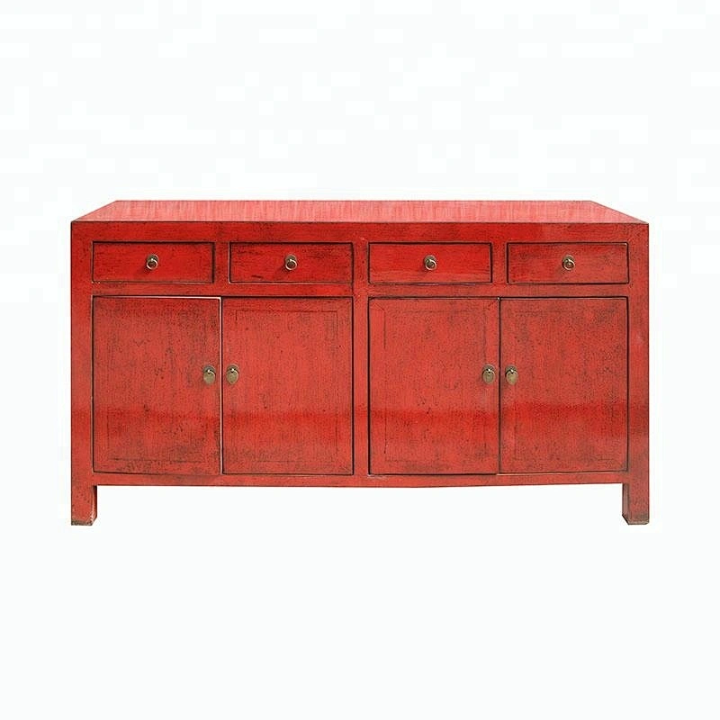 chinese antique reproduction lacquered old storage furniture