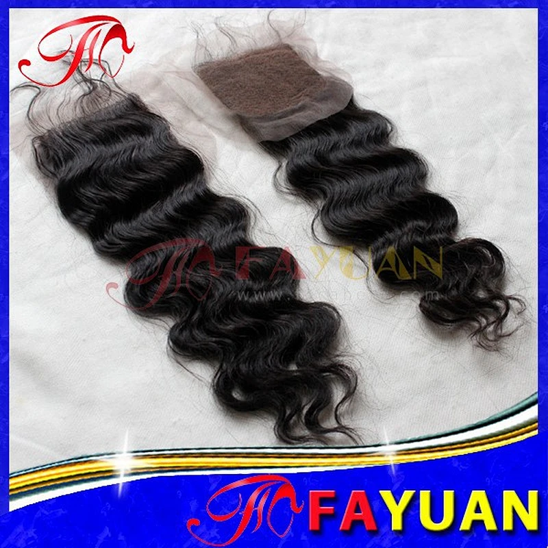 Factory price wholesale unprocessed Brazilian hair free parting lace closure