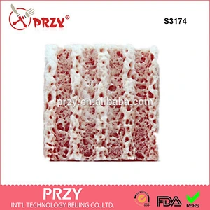 S3174 PRZY whole sell stone shape silicone handmade soap mold